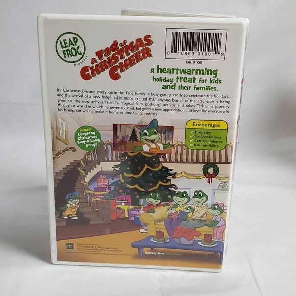 LeapFrog A Tad of Christmas Cheer DVD - Holiday Kids Movie Social Development Ag - Picture 4 of 4